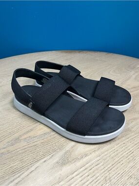 KEEN Women's Elle Backstrap Stretchy Sandal Black Outdoor Hiking Size 11